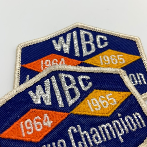 Vintage 1960s WIBC Bowling League Championship Collectible Patches - Picture 10 of 10